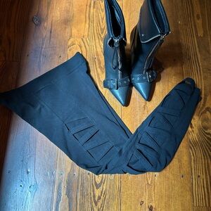 Express Black Cut-Out Leggings